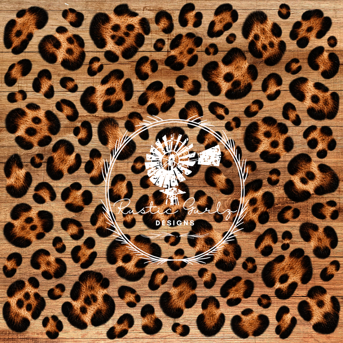 Colored Leopard Print