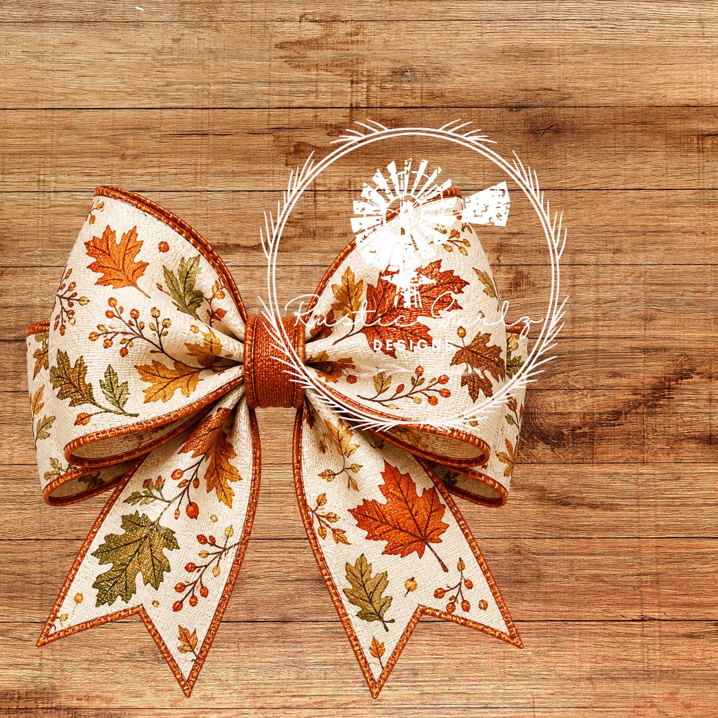 Creme Fall Bow