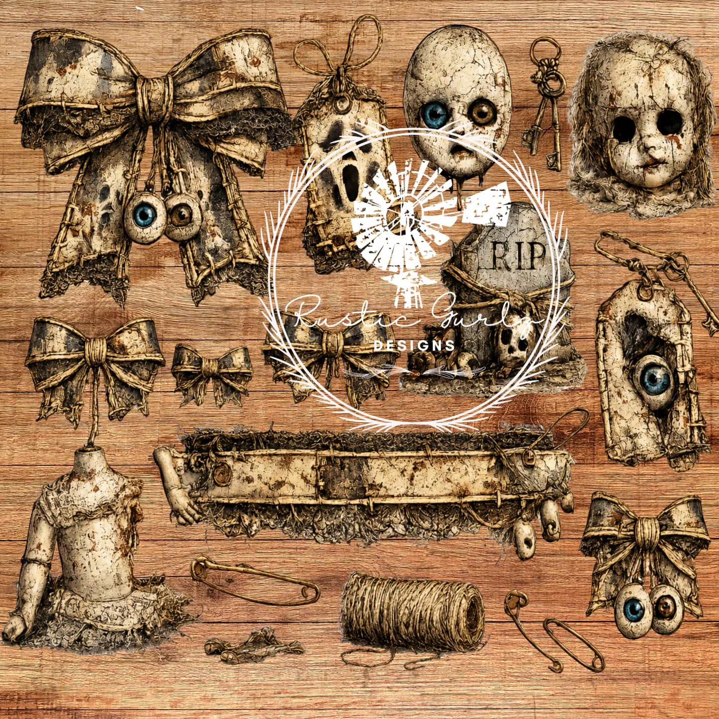 Creepy Doll Element Sheet