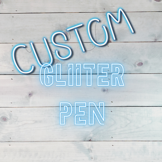 Custom Glitter Pen