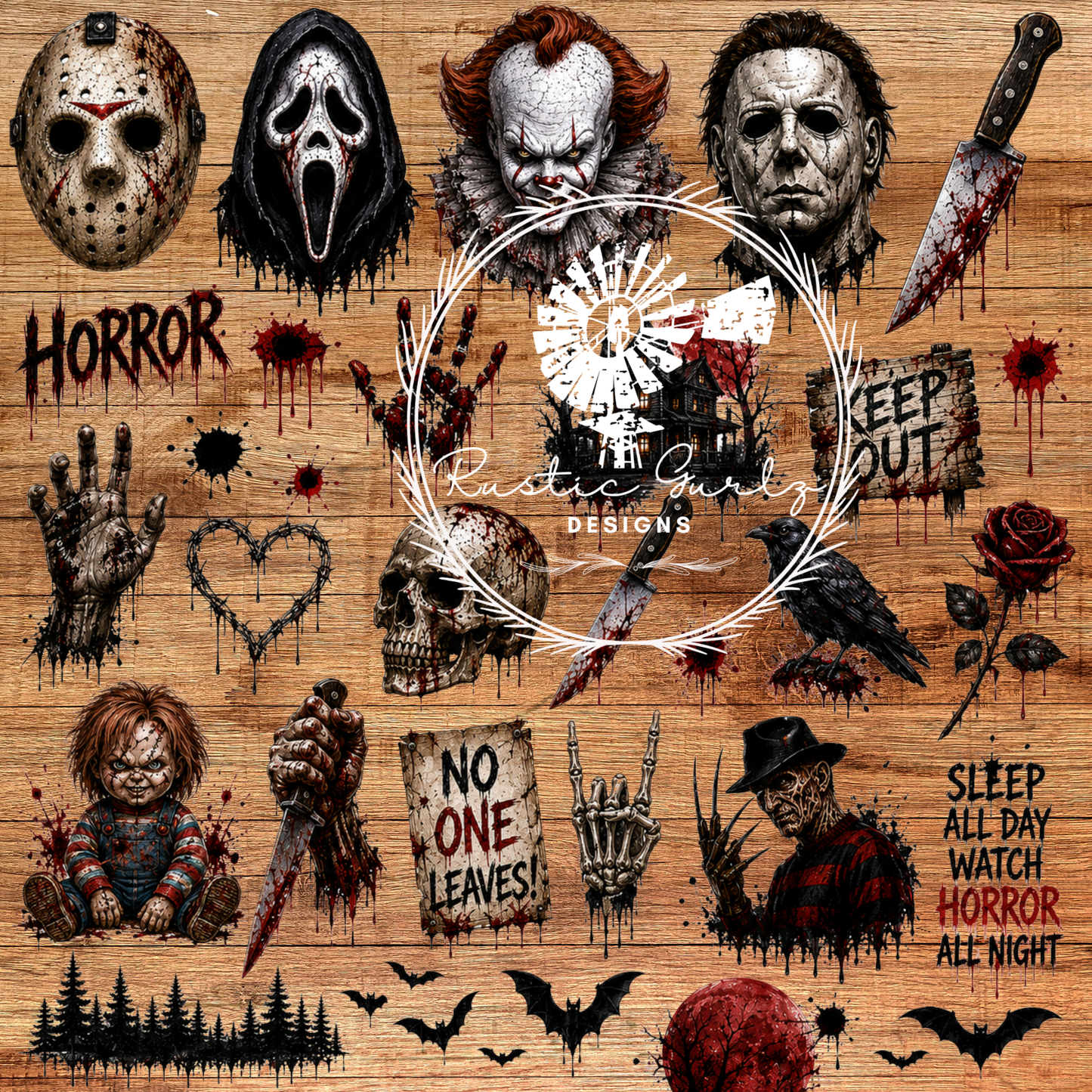 Horror Keep Out Element Sheet