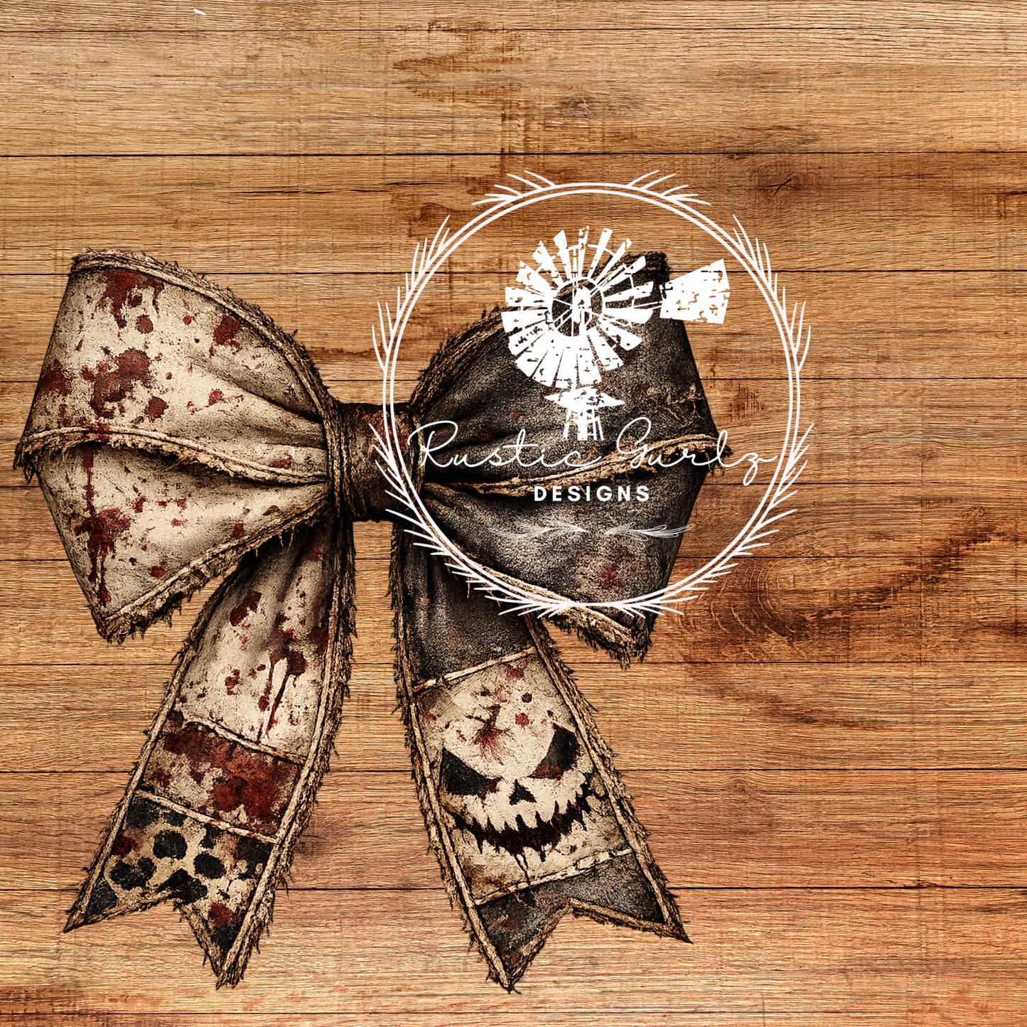 Jack O lantern Bow