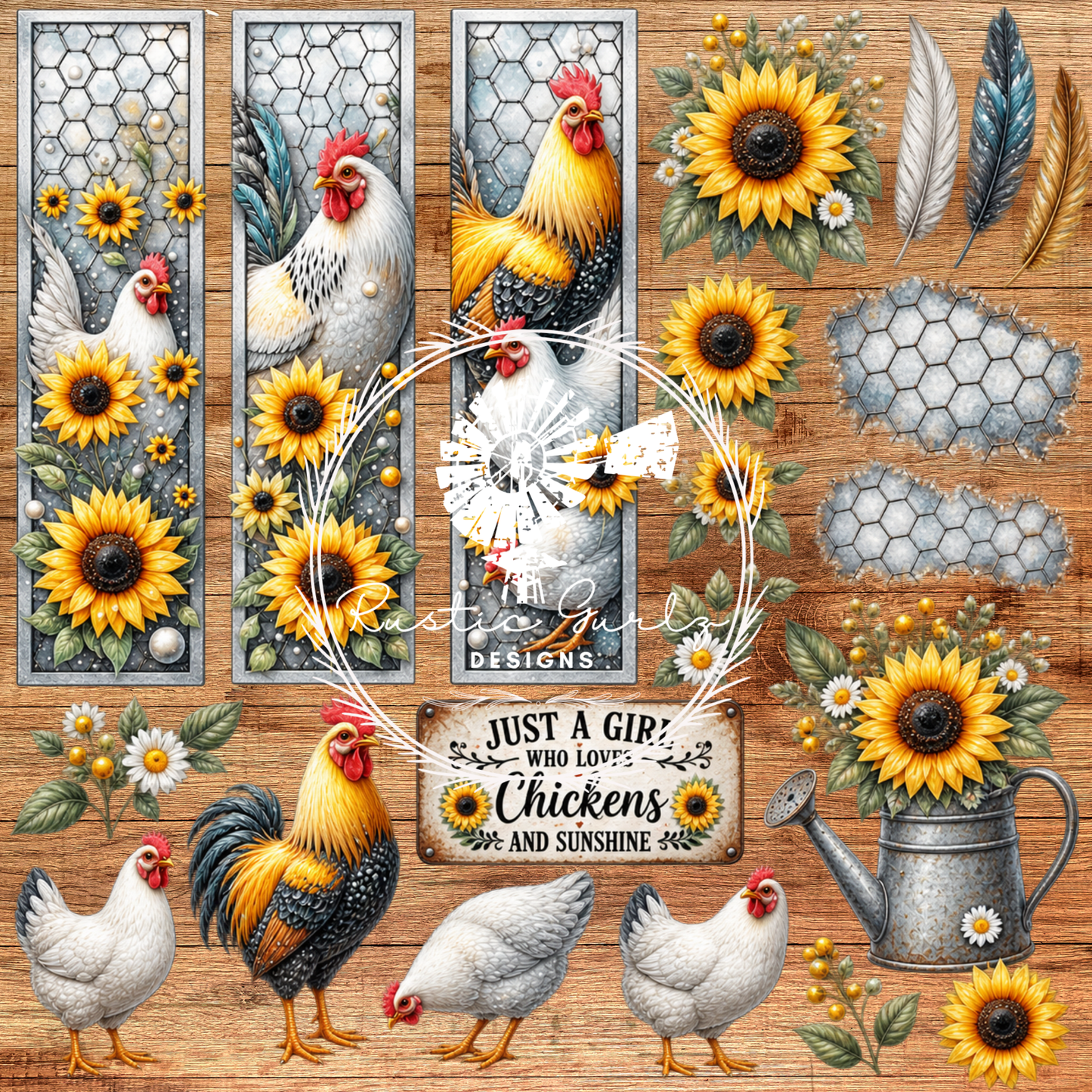 Just a Girl Who Love Chickens