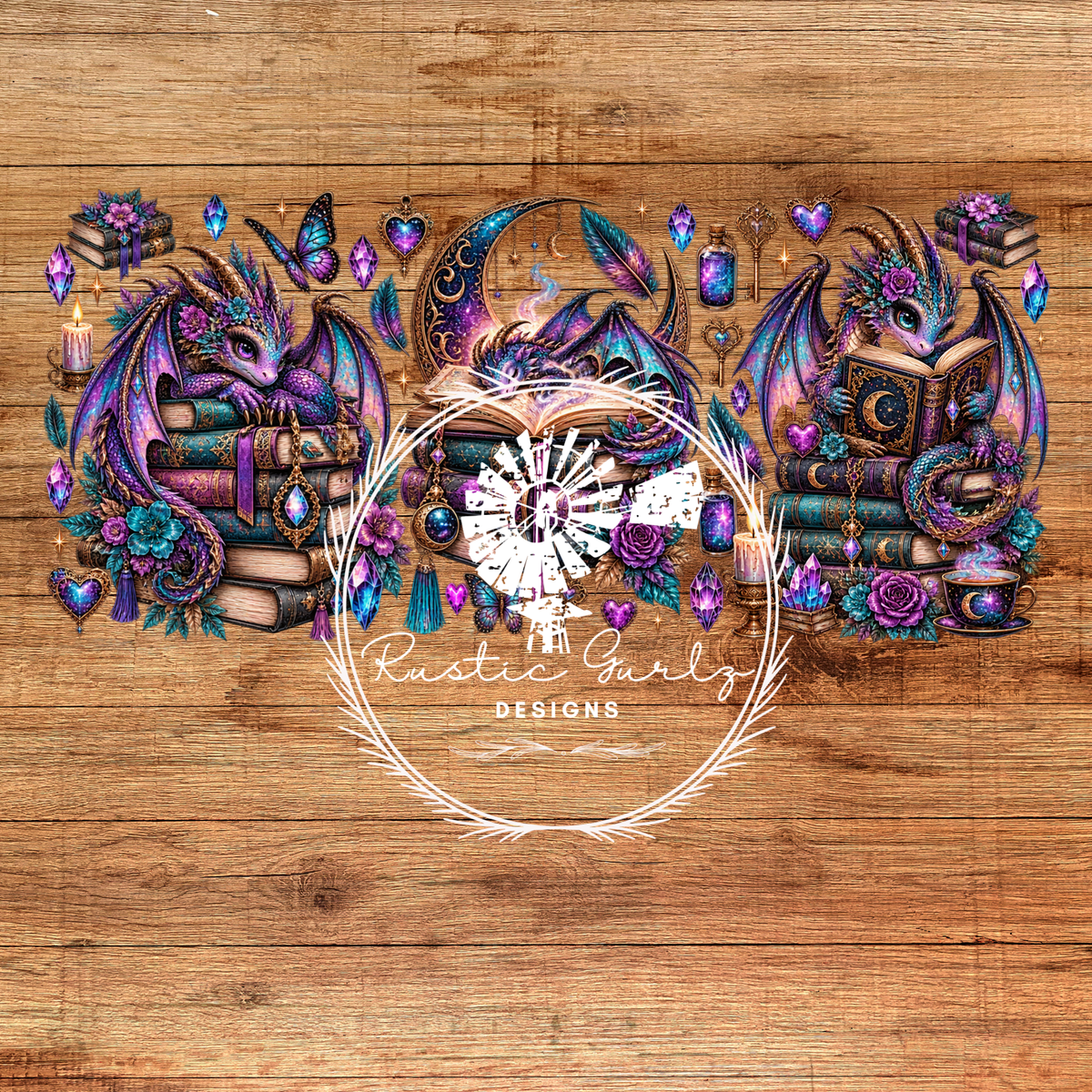 Libby Dragon Book Wrap