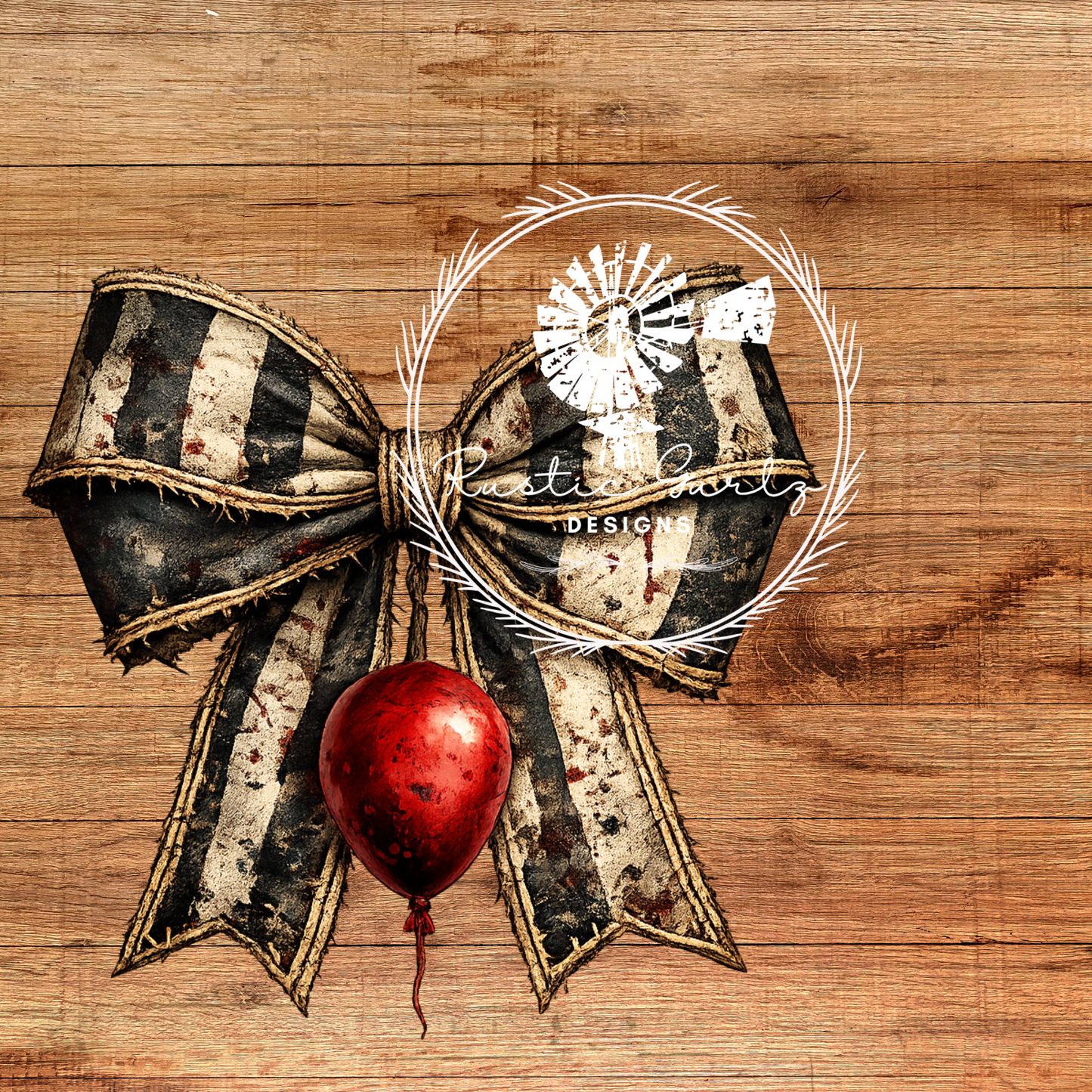 Pennywise Inspired Bow