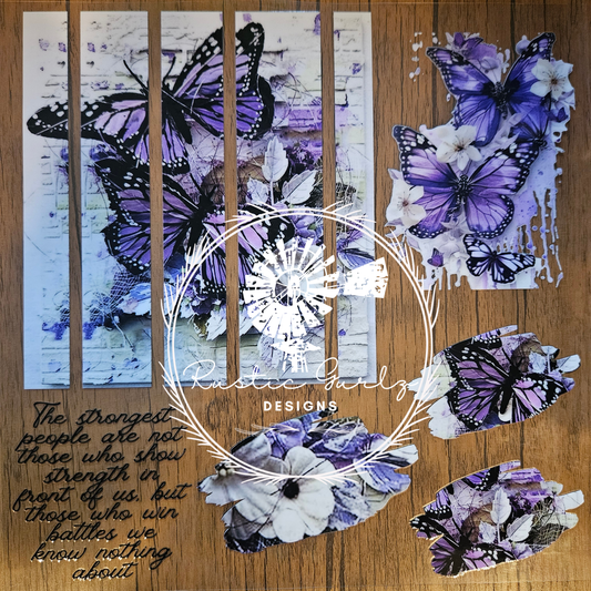 Purple Butterfly Element Sheet