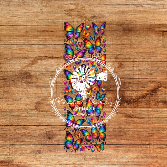 Rainbow Butterfly Pen Wrap