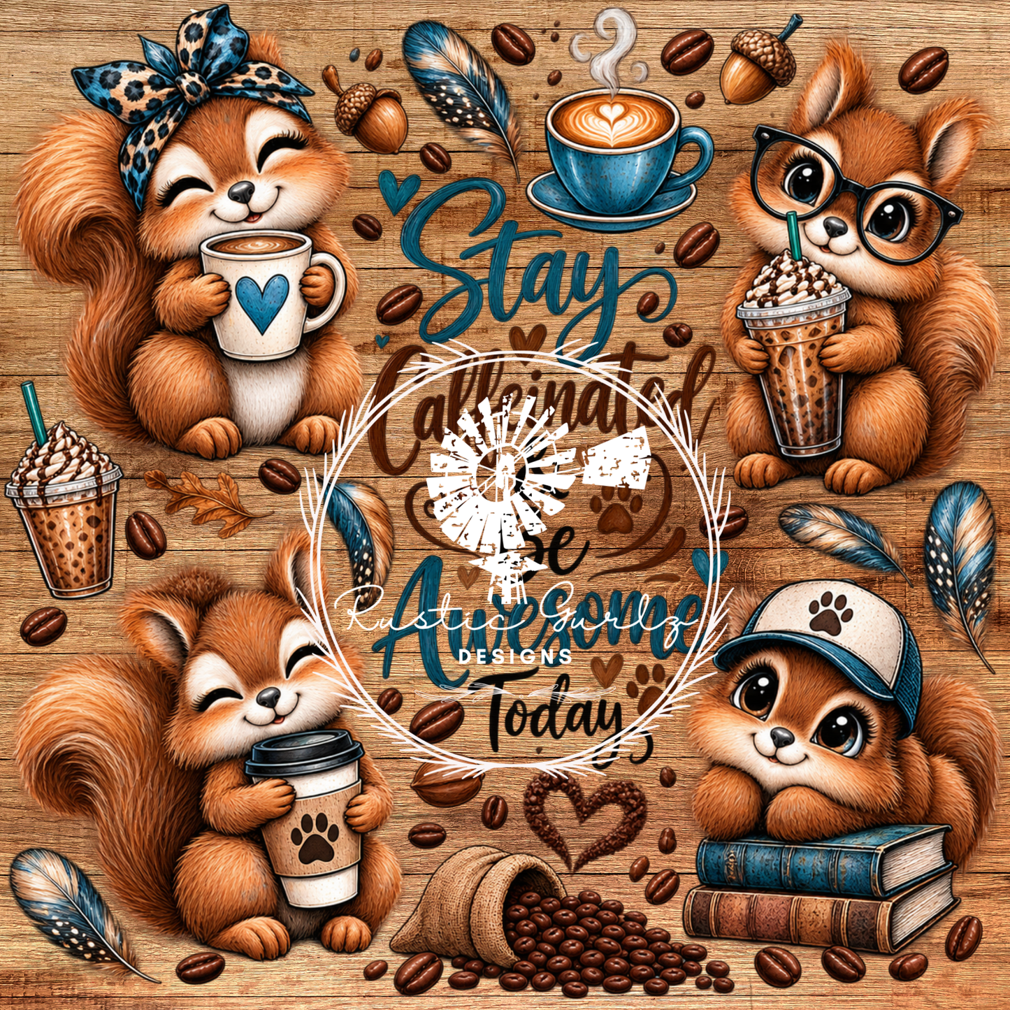 Squirrel Stay Caffeinated