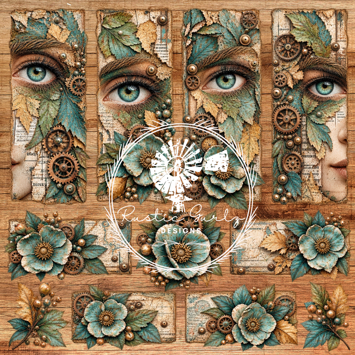 Steampunk Eye Patchwork