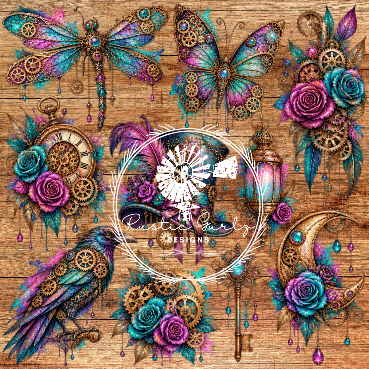 Steampunk Watercolor