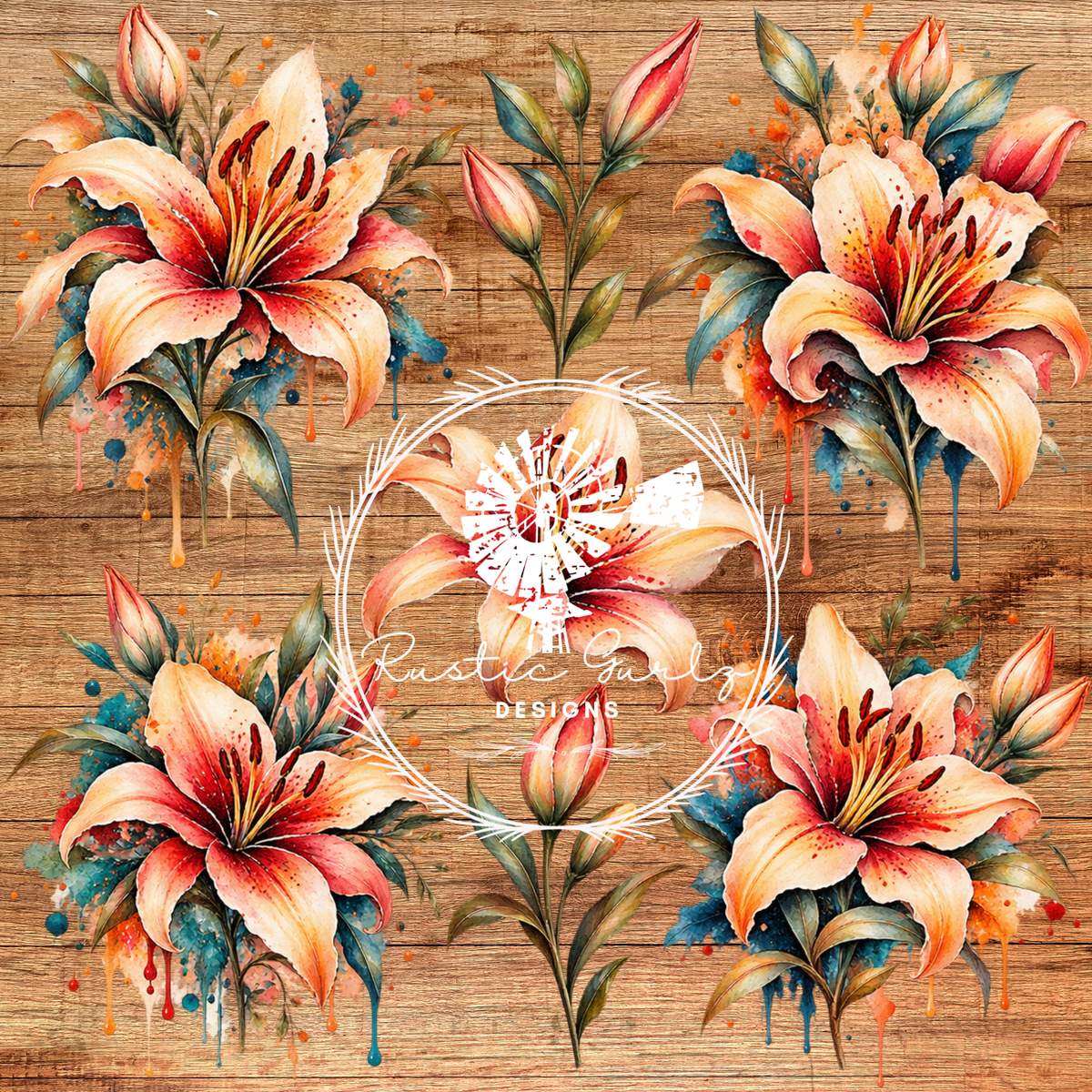 Lily Watercolor