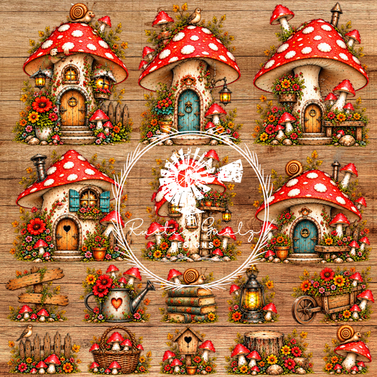 Whimsical Mushroom