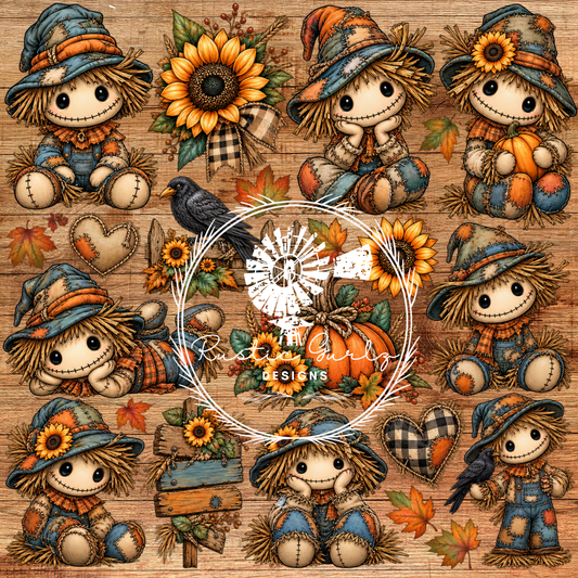 Whimsical Autumn Scarecrow