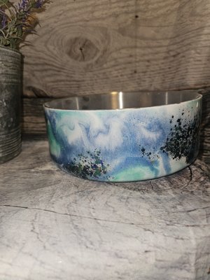 Teal/Blue Dog Bowl
