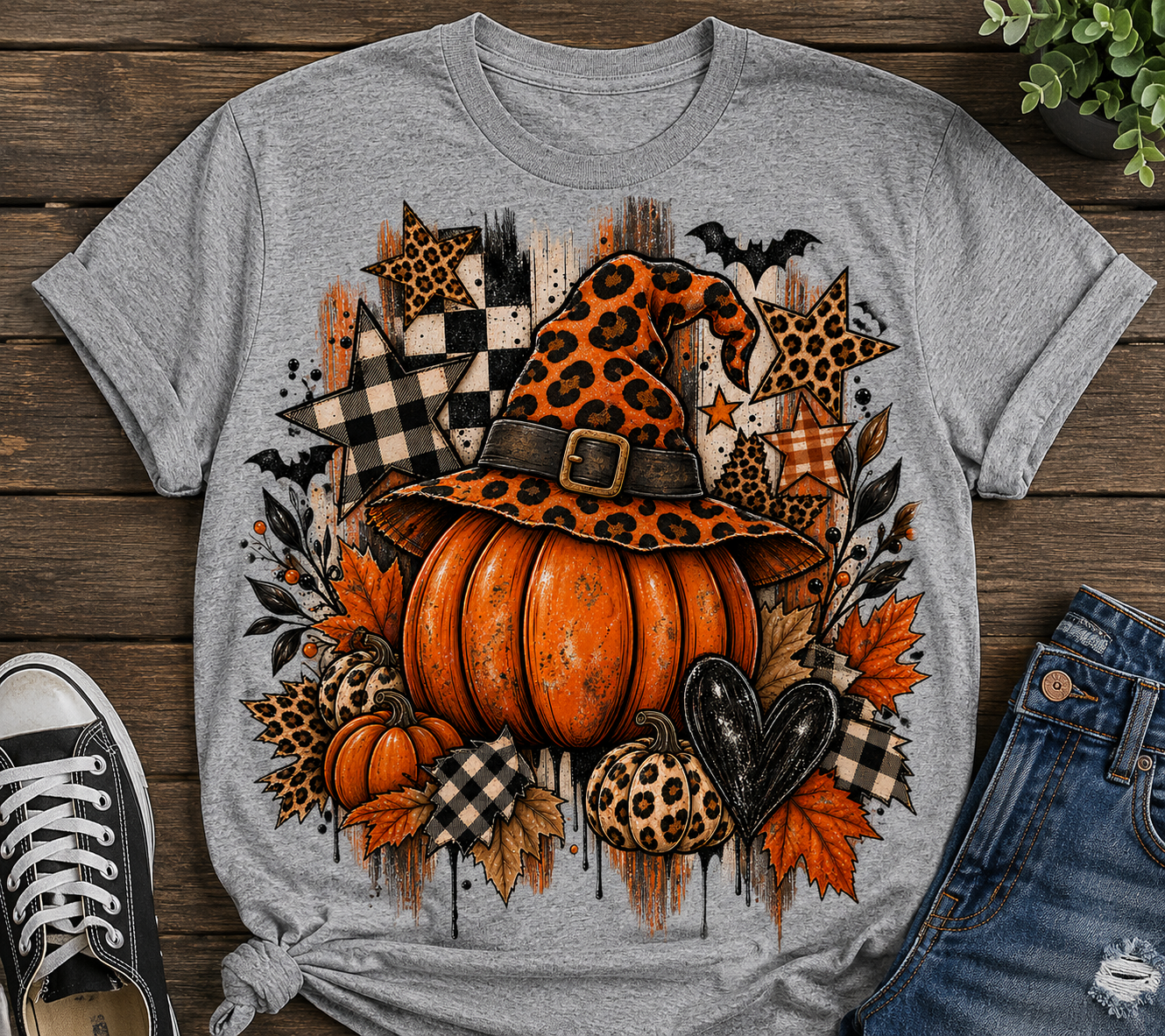 Fall Primitive with Leopard