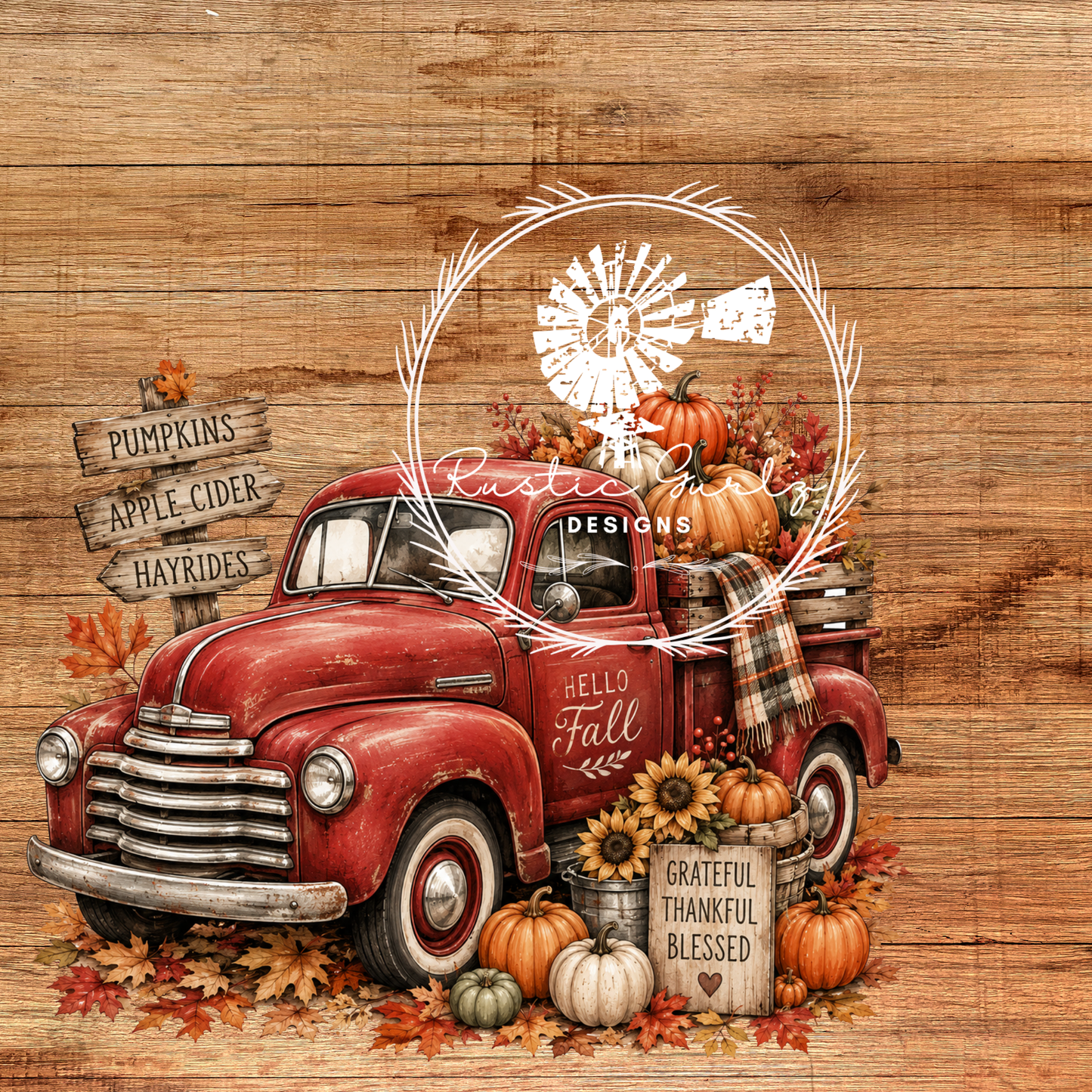 Fall Vintage Truck