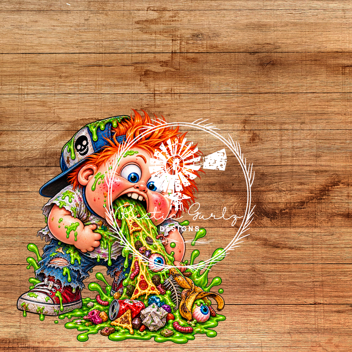 Garbage Pail Kids Decal