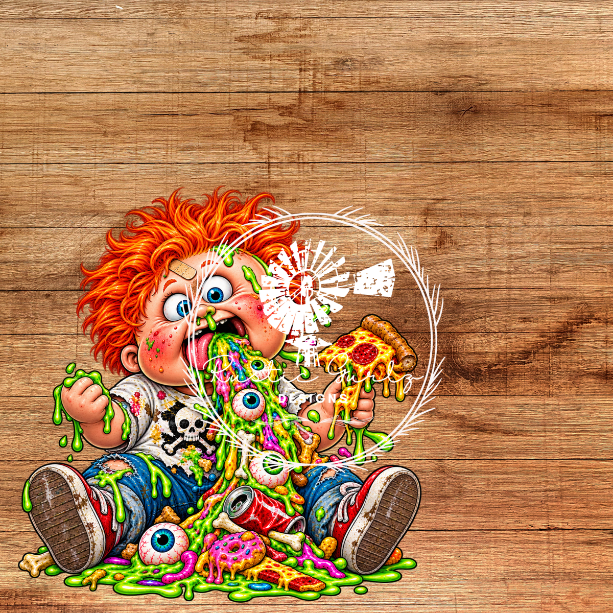 Garbage Pail Kids Decal 2