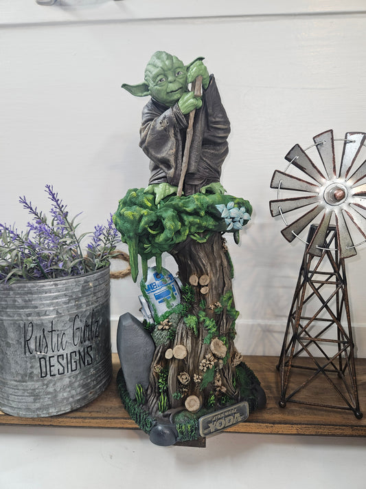 Yoda sculpture