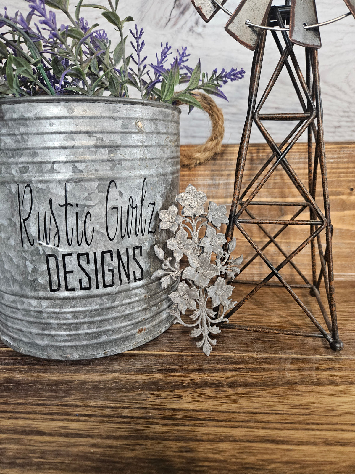 3D Floral Decal