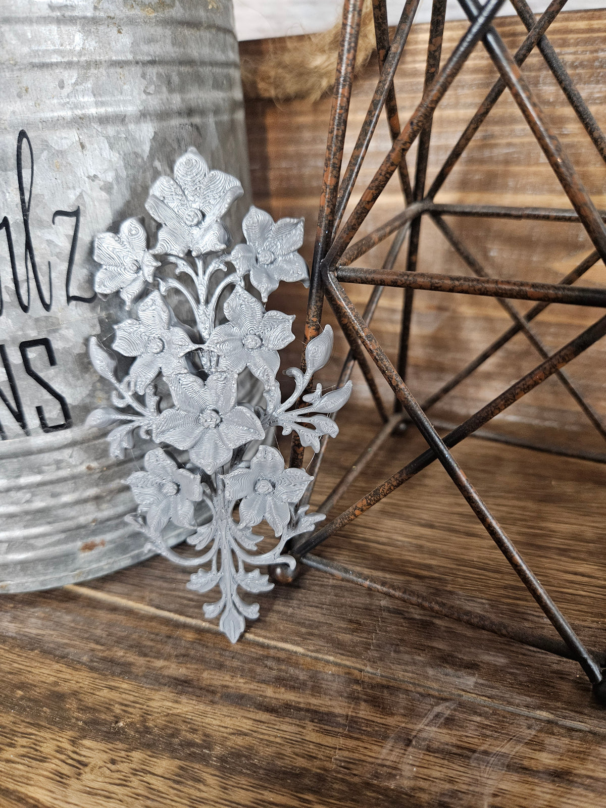 3D Floral Decal