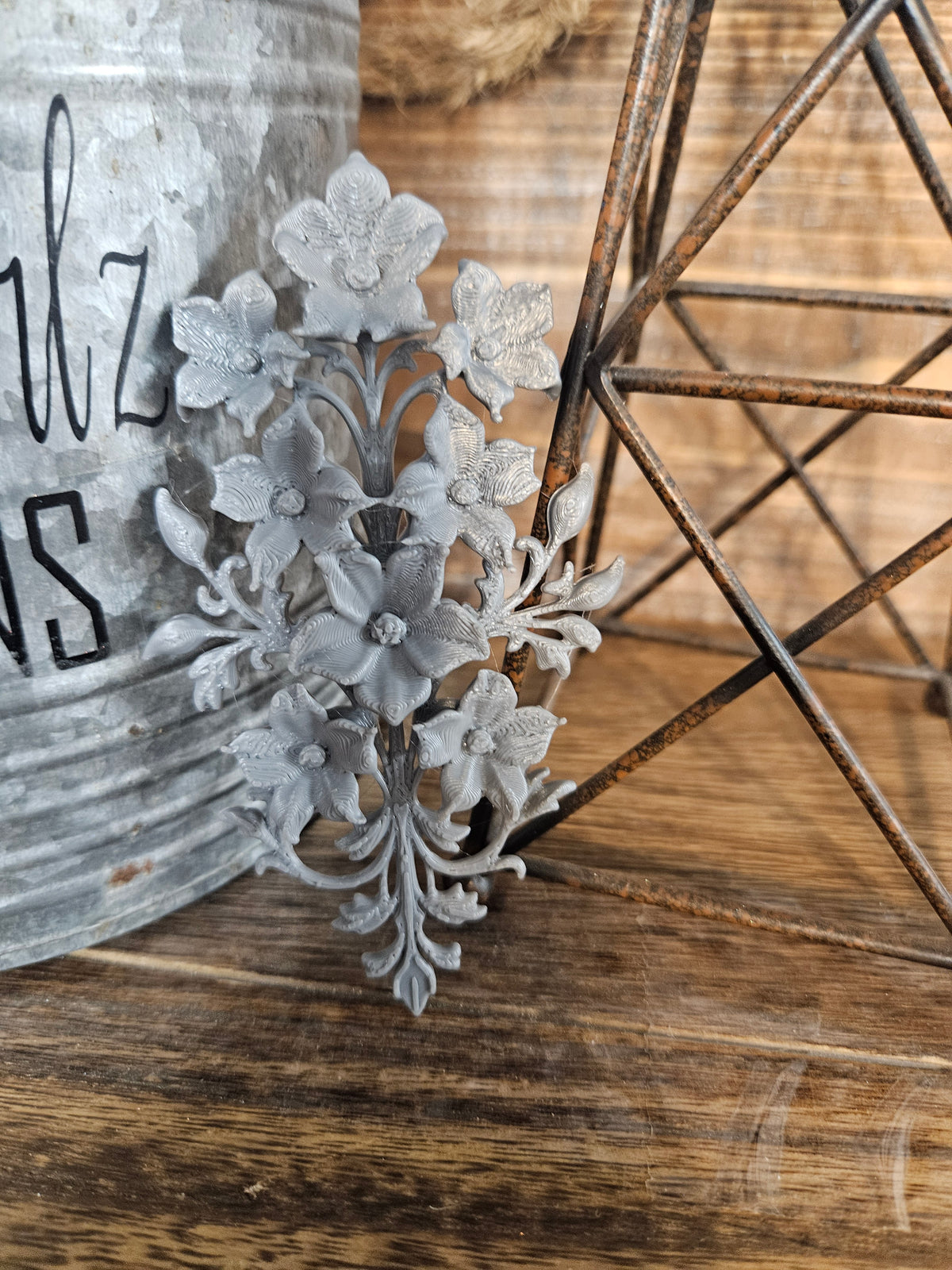 3D Floral Decal