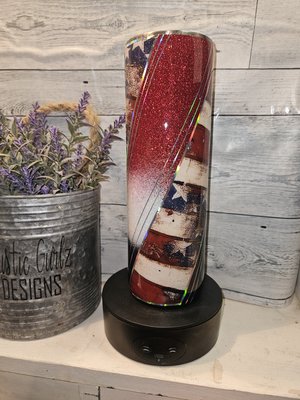 Rustic 4th Of July Tumbler