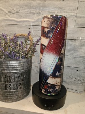 Rustic 4th Of July Tumbler