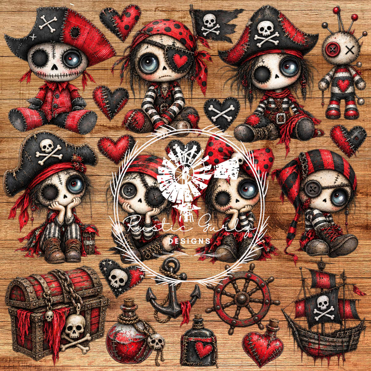 Stitched Pirate