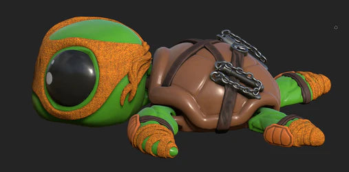 Super Turtle Michelangelo