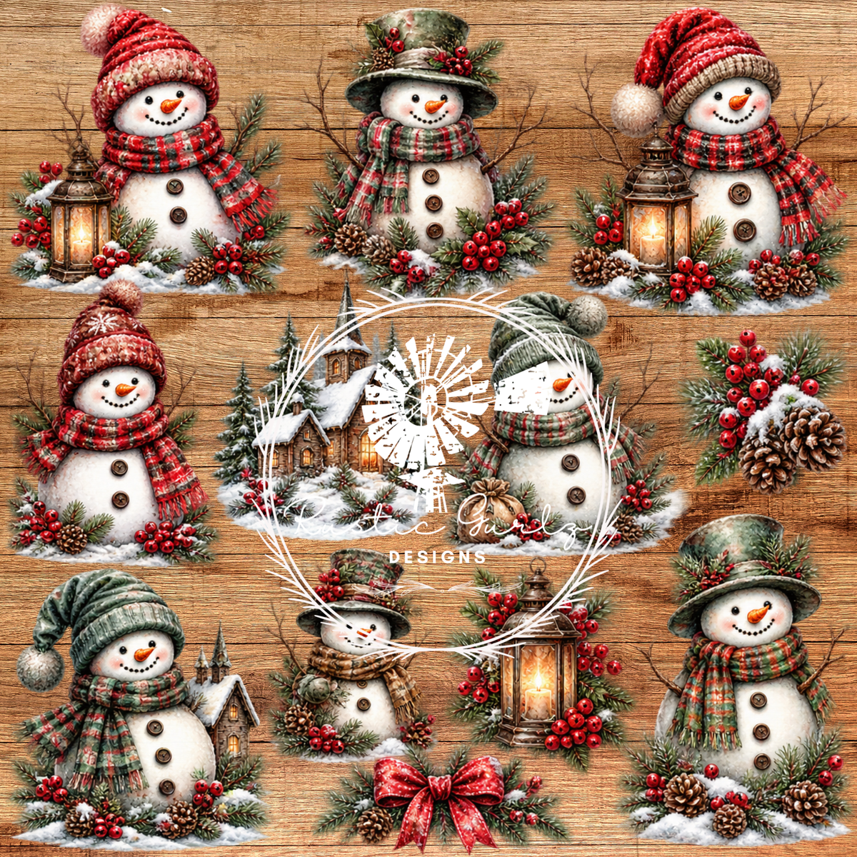 Whimsical Snowman